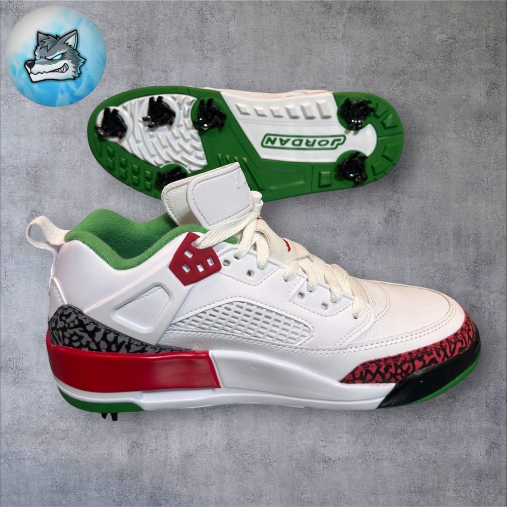 Jordan Spizike G Golf Shoes White Removable Spikes Mens Size 6 HQ4365-100 - Picture 4 of 5